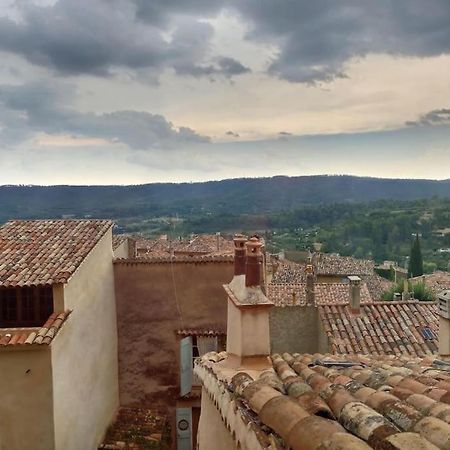 Studio Vue Sur La Roche, Au Calme Moustiers #1 Apartman Kültér fotó