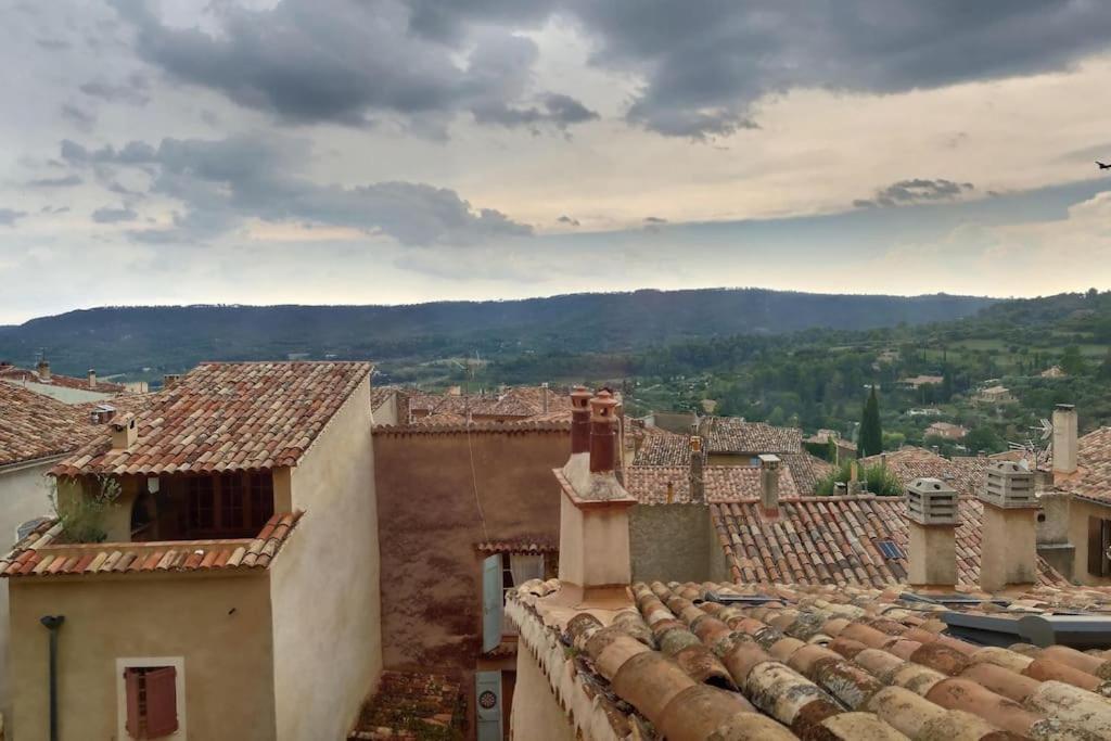 Studio Vue Sur La Roche, Au Calme Moustiers #1 Apartman Kültér fotó